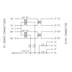 Buy cheap LPJ16213AENL | RT7-114AAG1A RJ45 Modular Jack 10/100 Magnetics from wholesalers