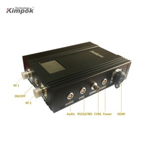 5W COFDM UAV Video Transmitter 1080P HD Long Range Wireless AV Sender for Drone