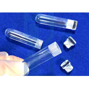 Buy cheap 2.2g/Cm3 Screw Thread Clear SIO2 Quartz Test Tube from wholesalers