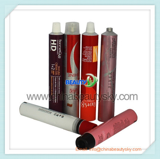 Buy cheap Empty aluminum tubes with different shape and different color cap, M11 screw from wholesalers