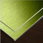 Buy cheap Gold Brushed Aluminum Composite Panel 1mm -4mm from wholesalers