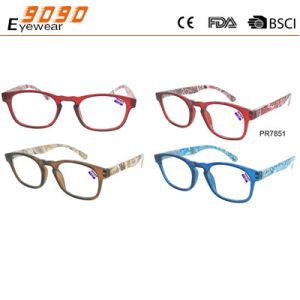 2019 new design reading glasses,spring hinge with transform paper,suitable for