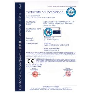 Xiamen Ai Power Technology Co., Ltd. Certifications