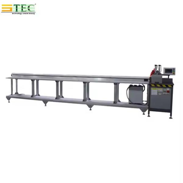 Quality Wood Slab Cutting Machine 220V Automatic Measuring Stop Aluminum Tube for sale
