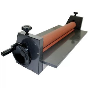 Buy cheap 1300mm Manual Cold Film Lamination Machine with Rubber Rollers Cold Roll Laminator from wholesalers