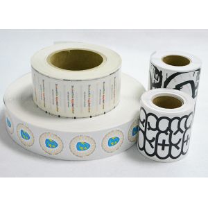 Custom Destructive Vinyl Eggshell Sticker Roll With Costom Brand Logo