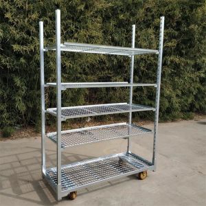 Buy cheap 4 Wheeled Flower Trolley Assembles Easily 50kg Weight from wholesalers