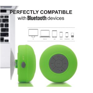 Buy cheap 2018 Hottest BTS06 wireless mini suction shower waterproof bluetooth speaker from wholesalers