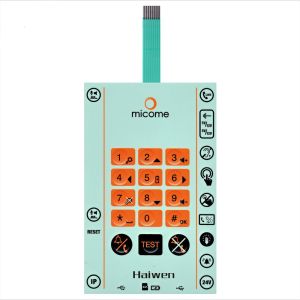 Customized Push Button FPC Membrane Switch Waterproof With LED