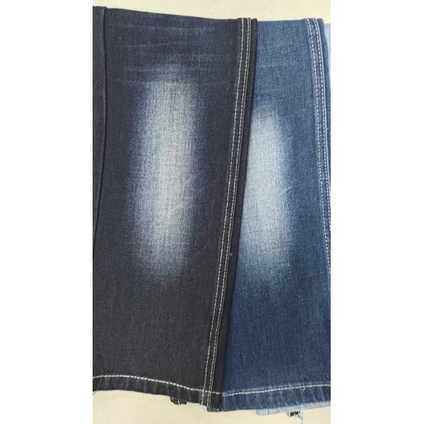 Buy cheap 12.5oz Dark Blue with full width 168-170cm Light Stretch Denim fabric Elastic on both waft and warp JSD3438-1 for fashion pants from wholesalers