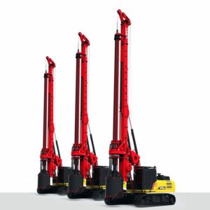 SR155 C10 Construction Piling Machine 44m Hydraulic Rotary Drilling
