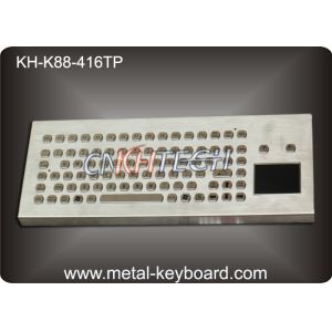67 Keys Stainless Steel Ruggedized Keyboard with Touchpad Mouse