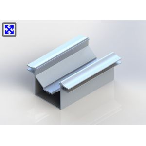 Buy cheap OEM / ODM Aluminum Channel Silver Anodized Industrial Aluminum Profile Customize from wholesalers