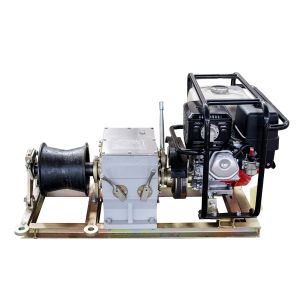 Buy cheap 5000kg 5Ton Petrol Cable Pulling Winch Machine With Belt Driven from wholesalers