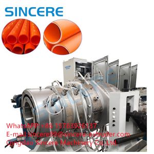 Single Wall Corrugated Plastic Pipe Extrusion Line MPP PPR PP Pipe Production