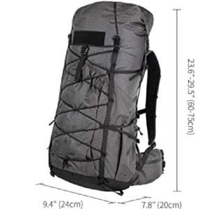 Buy cheap Ultralight 40L Plaid 420D Ripstop Nylon Traveling Bag from wholesalers