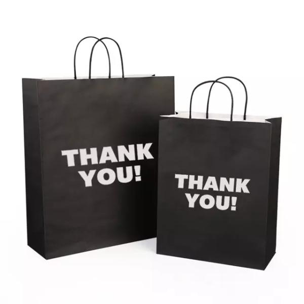 Buy cheap 5KG Carry Recycled Kraft Paper Bag With Twisted Handle from wholesalers