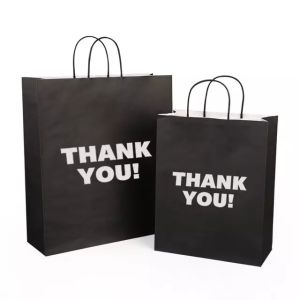 Buy cheap 5KG Carry Recycled Kraft Paper Bag With Twisted Handle from wholesalers