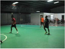 Buy cheap 3W Futsal  PVC Vinyl Interlocking plastic flooring Tiles from wholesalers