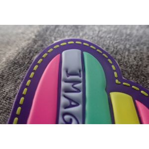 Buy cheap Professional Embossed Custom Tpu Patch / 3D Rubber Patches Pantone Color from wholesalers