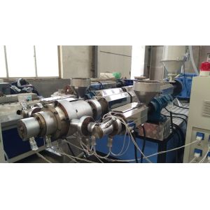 Buy cheap Plastic Pipe Extrusion Line 25m*2.6m*1.8m Machine Dimension For Versatile Pipe Production from wholesalers