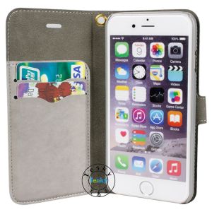 stand pu leather cell phone case For iphone 6