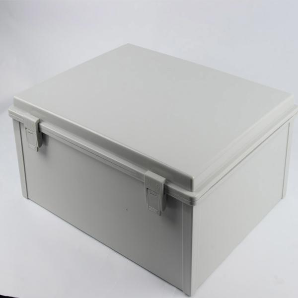 Buy cheap 460x350x165mm IP65 ABS enclosure with hinged cover and snap latch from wholesalers