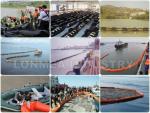 Buy cheap WGV600 Factory Custom easy connection oil spill boom  PVC Solid Float Oil Spill Containment floating fence from wholesalers
