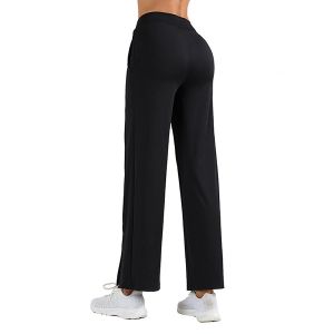 China Flare Yoga Pants For Women With Pockets Custom Logo on sale