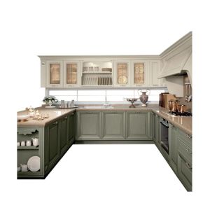 Buy cheap Alabaster Floor To Ceiling Pantry Cabinets For Kitchen Custom Made from wholesalers