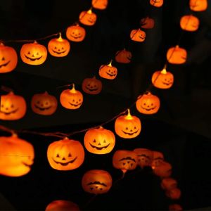 Buy cheap Halloween Pumpkin Lights Halloween Decorations Lanterns Battery Operated LED Pumpkin String Lights Jack o Lantern Decor from wholesalers