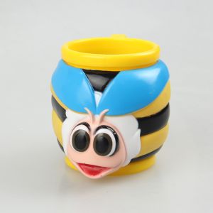 Halloween Cup 3D Pumpkin Molding 250ML Plastic PP Material Cup With Rubber Logo