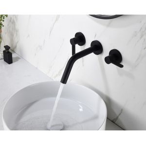Double Handle Embedded Box ODM Concealed Basin Mixer