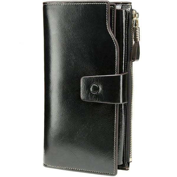 Multi Function Cards Holders Lady PU Leather Coin Bifold Purse with Big Cash Pockets OEM/ODM