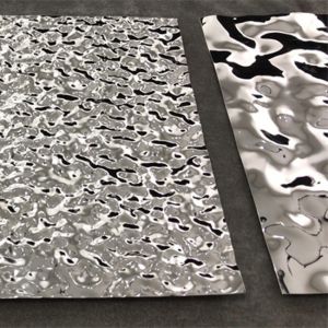 Buy cheap Cold Rolled Embossed Stainless Steel Sheet Panels 2B Finish Customized from wholesalers