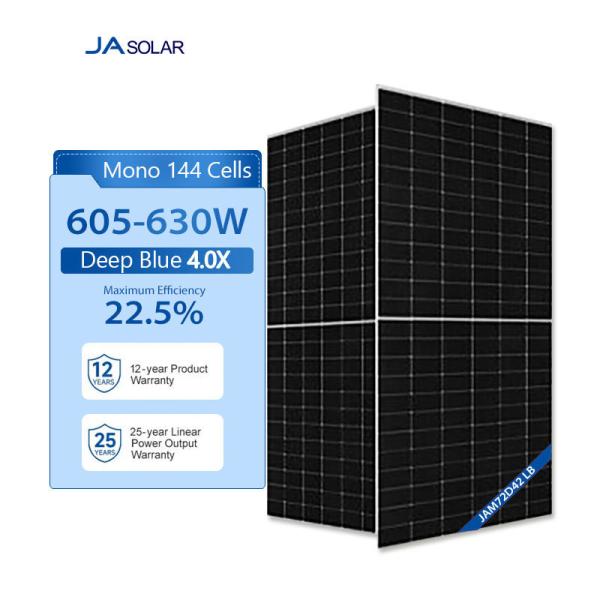 Panel Dimensions 2465*1134*35mm N-type Bifacial Solar Panel 600W for Hybrid