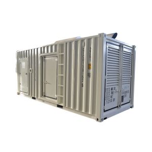 Buy cheap 12 Cylinder Water Cooling Container Diesel Generator Set 1200kw 1500kva Low Noise from wholesalers
