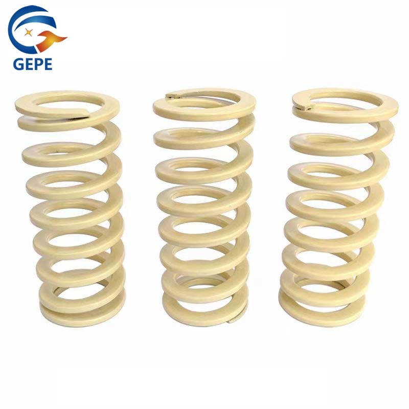 Buy cheap Ivory Tint JSWR Rectangular Compression Spring 55CrSi High Strength product