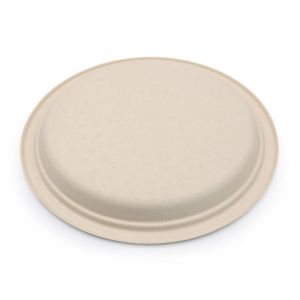 Buy cheap Recyclable Compostable Bagasse Disposable Plate Round Waterproof from wholesalers