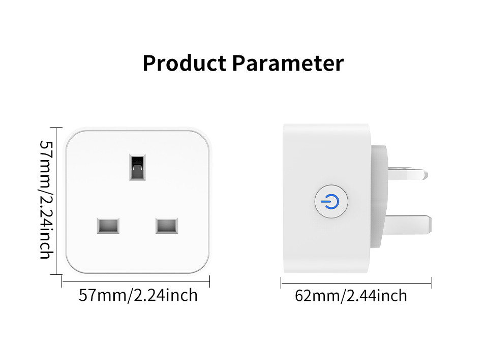 Buy cheap tuya wifi smart socket Remote &Voice control plug with Scheduling and automation functions support Alexa voice control from wholesalers