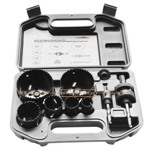 Quality 9PC Bi-Metal Hole Saw Kit,Power Tools,Drill Bits for sale