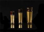 Buy cheap 15ml 30ml 50ml 100ml Red Cosmetic Lotion Bottle With Shiny Goldern Pump And Clear Plastic Cap from wholesalers