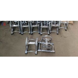 Buy cheap 150mm Diameter Cable Pulley Roller 5KN Cable Pulleys And Rollers from wholesalers