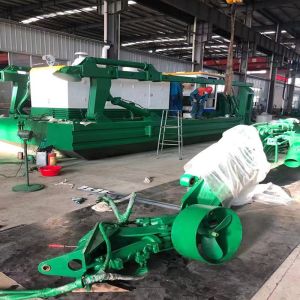 Kingda Sand Pump and Multifunctional Attachments on Versatile Amphibious Dredger