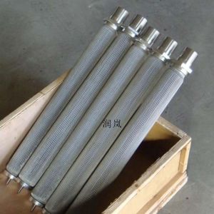 High Precision 0.1-20um 304 Stainless Steel Sintered Mesh Filter Cartridge 40"