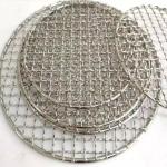 Buy cheap Round Barbecue Wire Mesh, Round 304 Stainless Steel BBQ Barbecue Grill Net Crimped Woven Wire Mesh from wholesalers