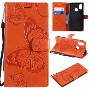 Buy cheap Xiaomi 8 Embossing 3D Butterfly Leather Bracket Stand Wallet Case with wristlet strap from wholesalers