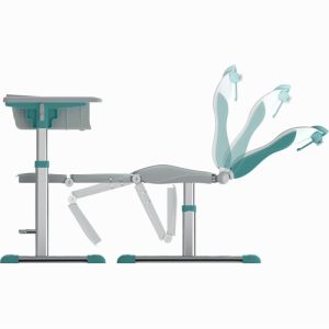 Buy cheap Modern Design Study Reclinable Adjustable Desk and Chair Set for School Home Training from wholesalers