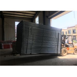 Buy cheap 8ftx12ft 1830mm x 2650mm tubing 1½"(38mm) cross brace temporary chain link fence mesh spacing 2¼"x2¼"(57mmx57mm) from wholesalers