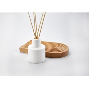 Buy cheap 3oz empty straight circular glass diffuser bottles equipped with various screw-on caps, wholesale aroma containers from wholesalers